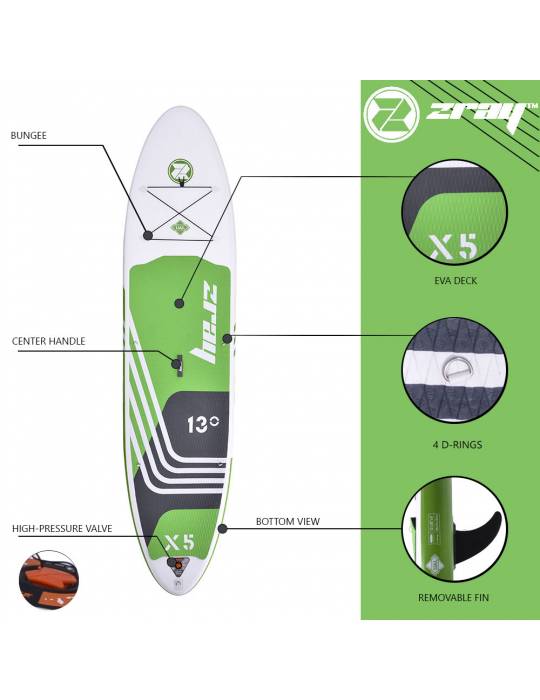 Pack paddle Zray X-Rider X5 13'