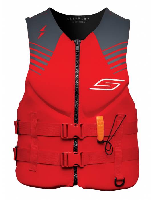 Gilet néoprène Slippery Surge CE Rouge