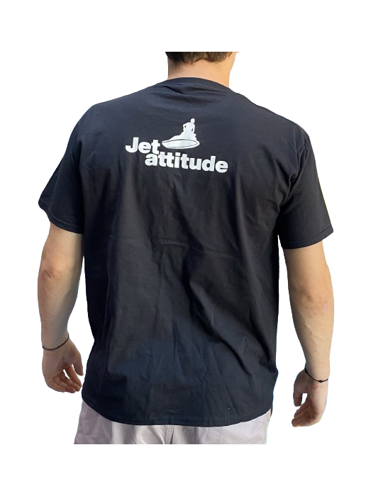 T-shirt Promo Jetattitude Noir