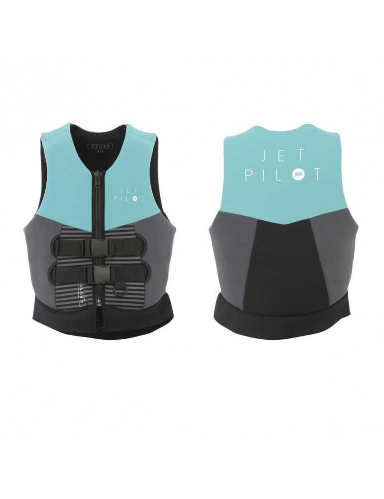 Gilet Jet ski Femme Jetpilot Cause Neo Vest bleu ciel Taille M