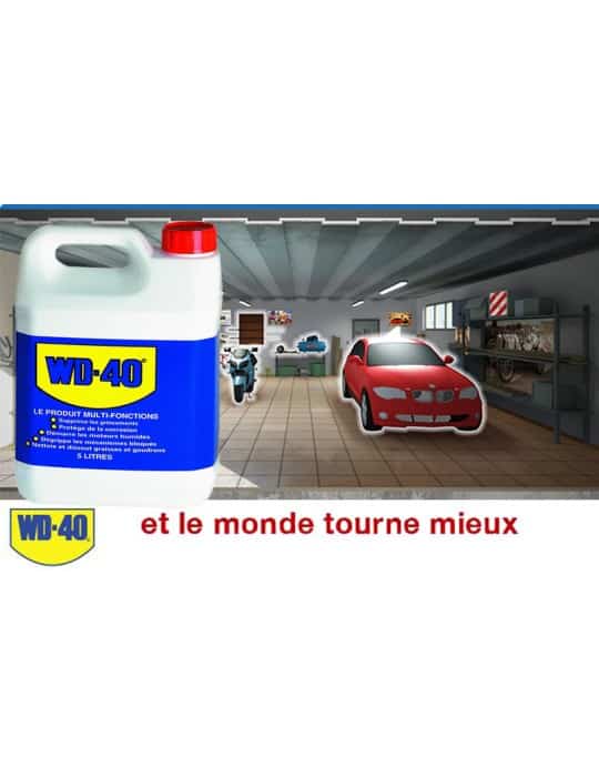 WD40 5L - Anti-humidité - Lubrifiant - Anti-corrosion - Degrippant - Protection - Nettoyant - WD-40