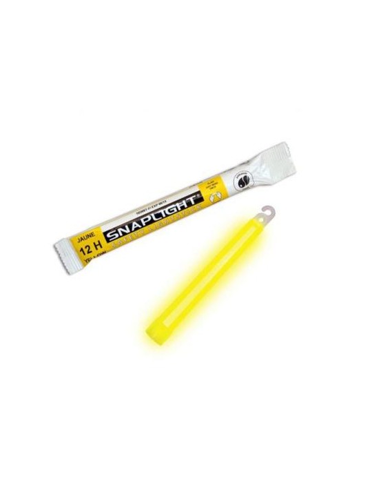 Baton lumineux Cyalume Snaplight 12H jaune CYA0013