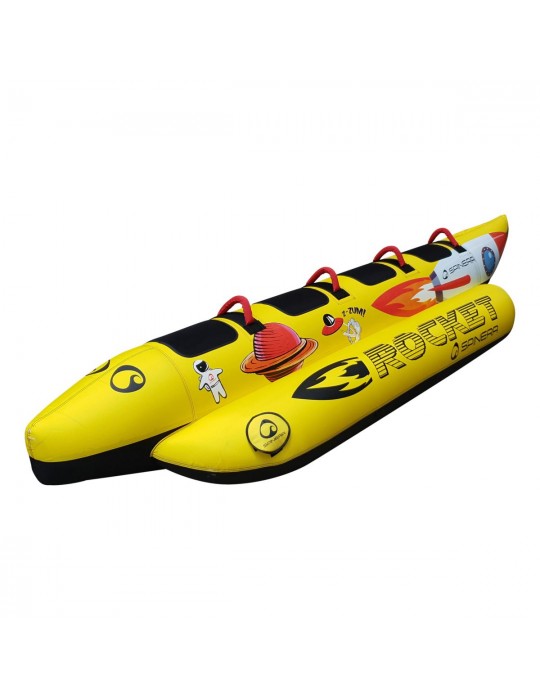 Bouée tractée banane 4 places Spinera Rocket 20141