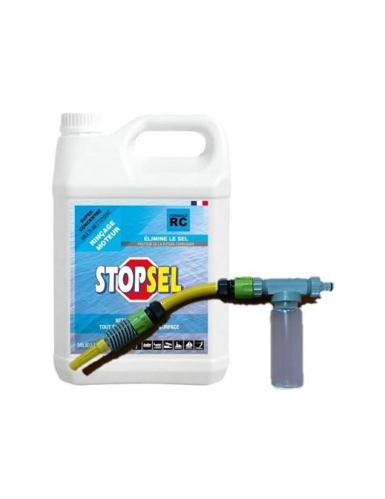 STOPSEL RC 5L + KIT Complet AUTOMIX 250ML - Anti sel corrosion STOPSEL-RC5-KCPAE250