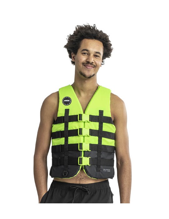 Gilet jet ski mixte 4 buckle vert citron Jobe 244822001