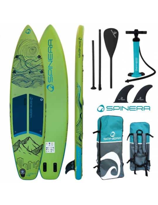 Pack SUP Paddle gonflable léger 11'8 Spinera Light 22225