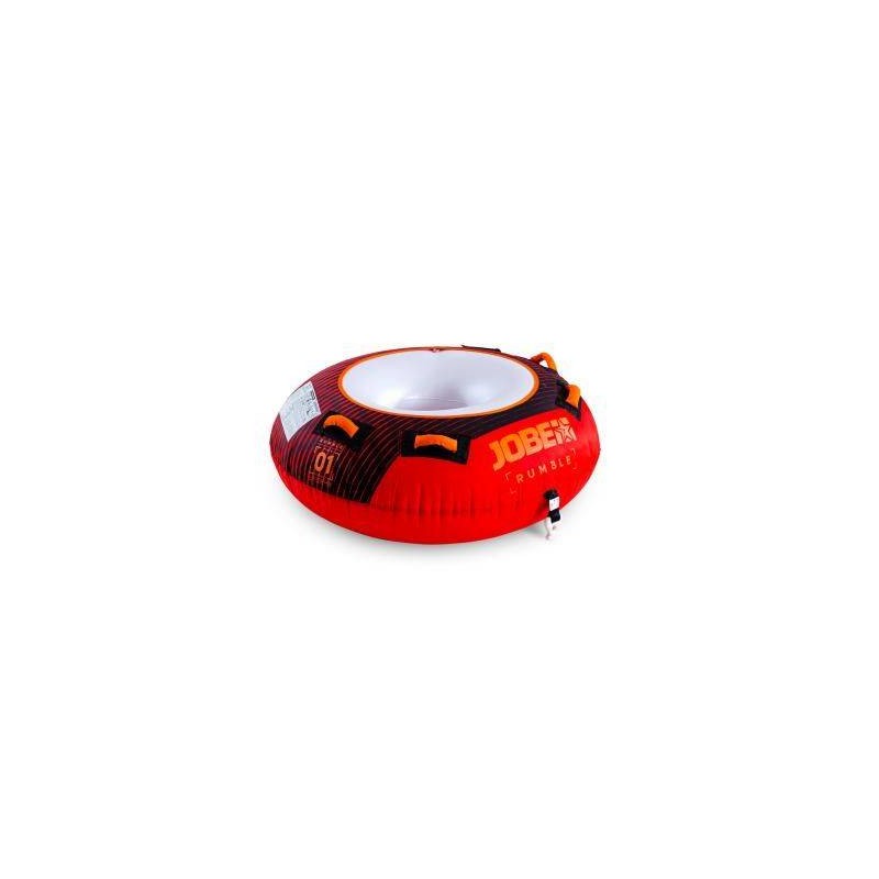 Jobe Rumble Bouée Tractée 1 Place Rose - Mixte, Multicolore, Fiable Et Durable