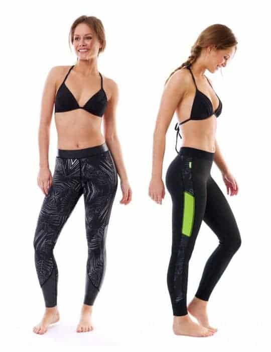 Legging néoprène 1.5mm taille XS - XL - Jobe Verona 1.5MM réversible vert/noir
