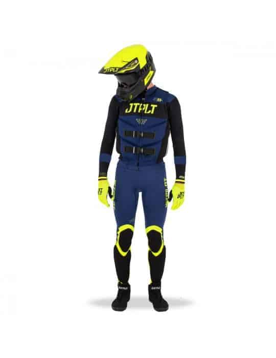 Combinaison jet ski Jetpilot Matrix RX Race John et veste Navy Fluo