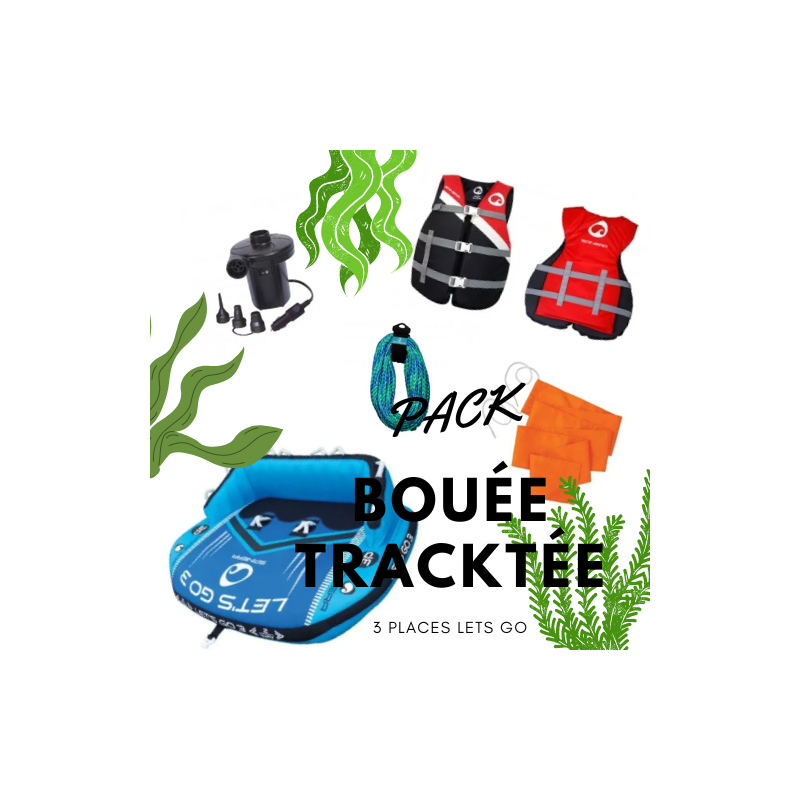 Bouée Tractée Hurricane Pour Bateau Et Jet Ski - 1-2 Personnes, 58 Pouces, Avec Corde - Gonflable Pour Enfants Et Adultes